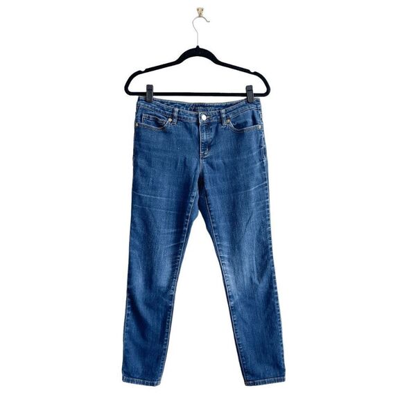 Michael Kors Women's Blue 5 Pocket Style Skinny Leg Jeans Size 6 - Picture 1 of 11